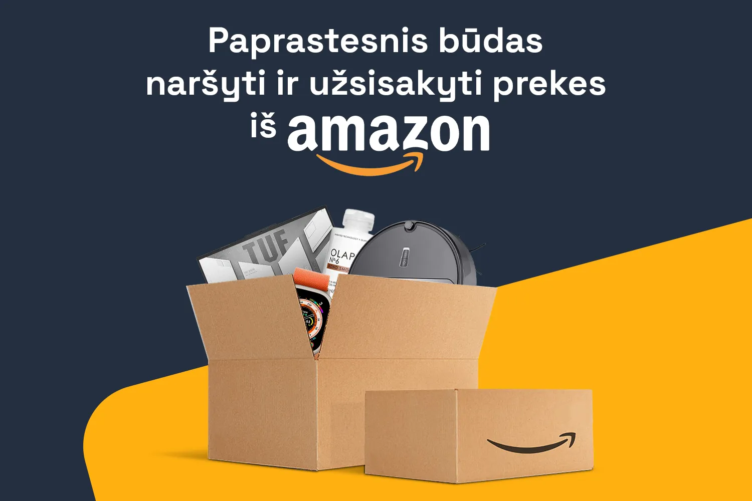 Shipzee padeda: užsisakyk iš Amazon paprasčiau