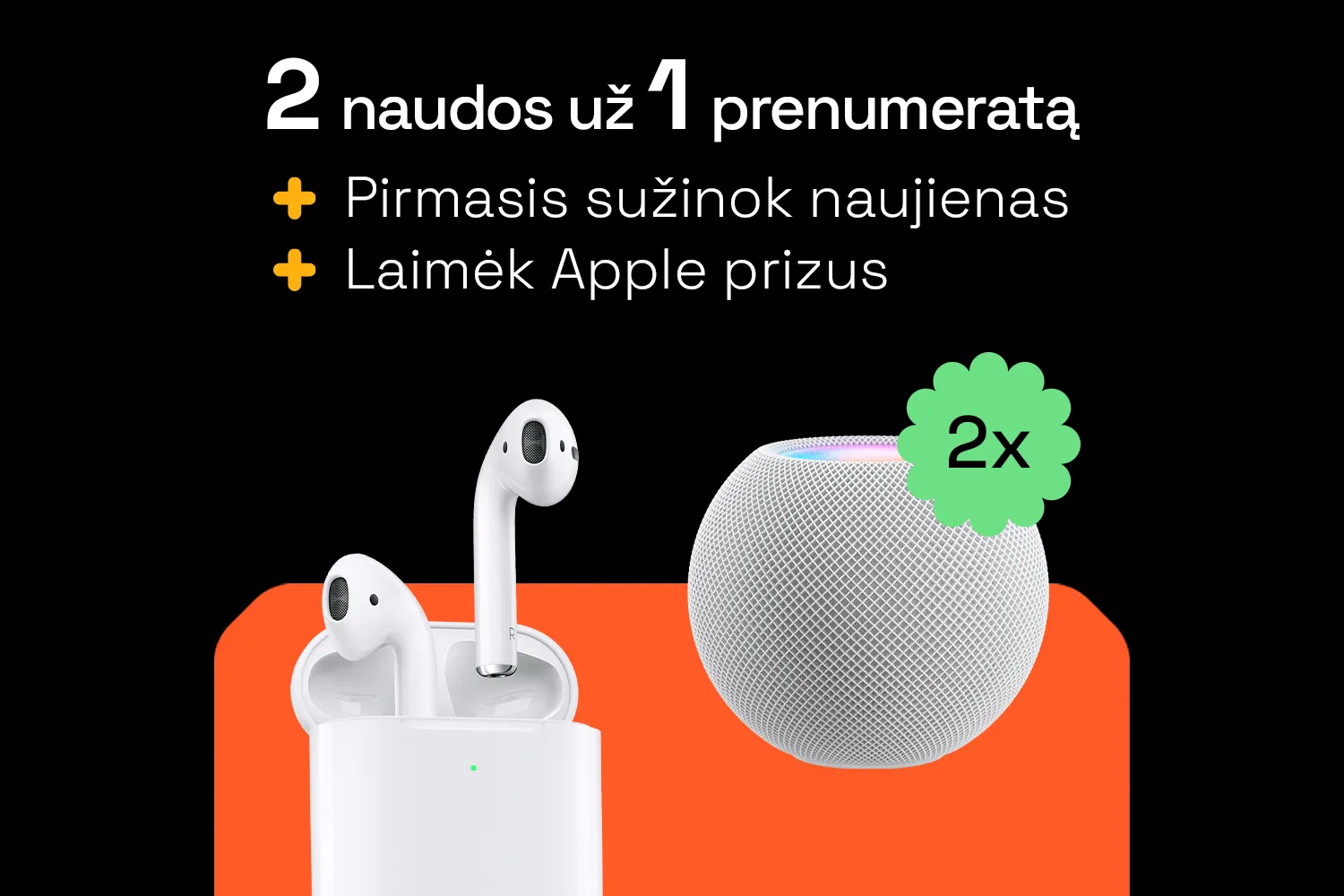 Sužinok apie Black Friday išpardavimus pirmas ir laimėk Apple prizus! 