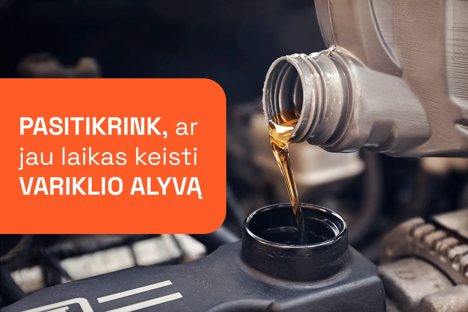 Kas kiek kilometrų reikia keisti tepalus automobilyje?