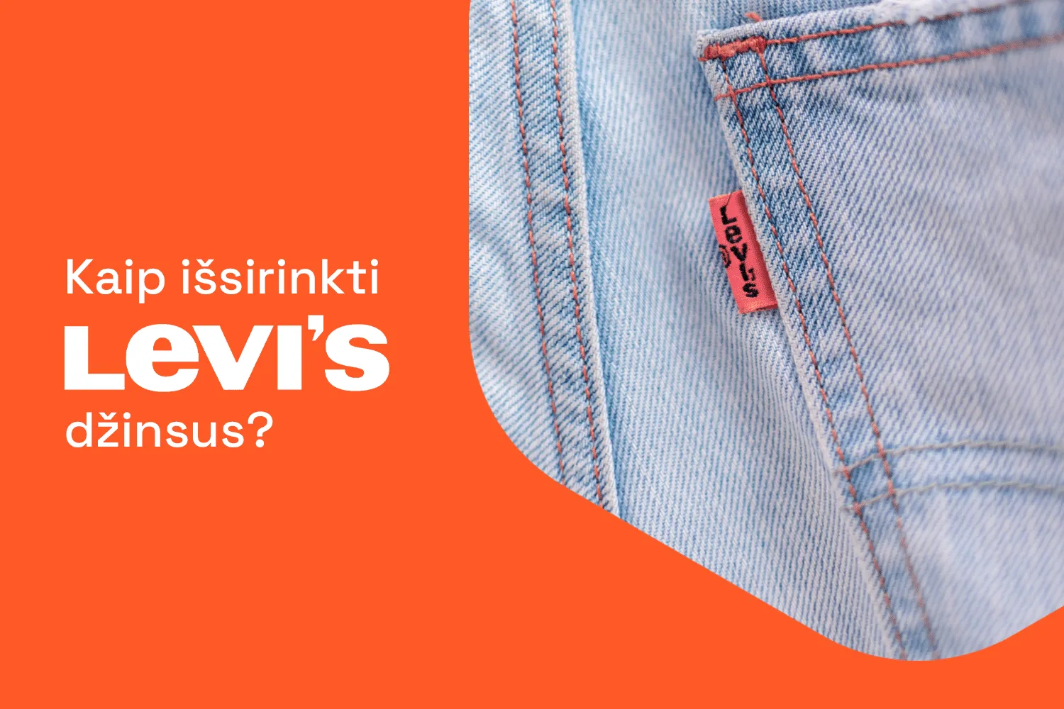 Levi’s džinsai: koks modelis ir dydis tau tinkamiausias?