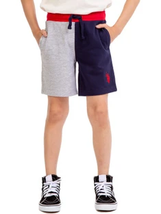 U.S. Polo Assn. Big Boy's Colorblock Terry Short