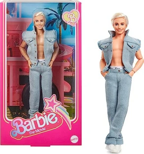 Barbie Barbie The Movie Collectible Ken Doll Wearing All-Denim Matching Set With Original