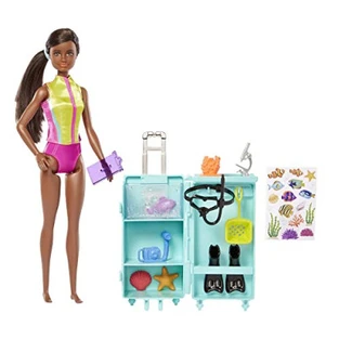 Barbie Barbie Marine Biologist Doll & 10+ Accessories Mobile Lab Playset With