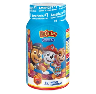 L'il Critters Paw Patrol Gummy Vites Daily Gummy Multivitamin For Kids, 60 Gummies