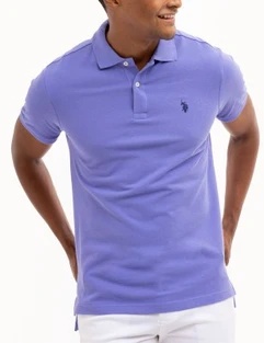 U.S. Polo Assn. Slim Fit Solid Pique Polo Shirt