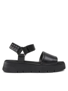 GEOX Dandra 40 Platform Sandals - Leather