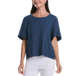 Rafaella Women's Linen Blend Top