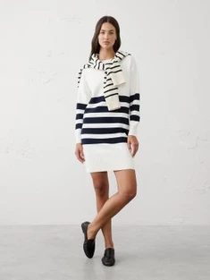 Banana Republic Boatneck Mini Sweater Dress