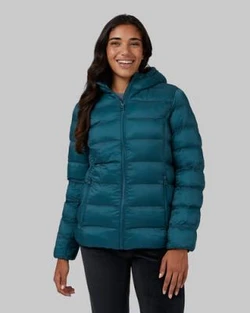32 Degrees Women's Lightweight Packable Hooded Jacket