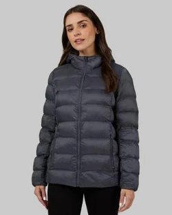 32 Degrees Women's Lightweight Packable Hooded Jacket