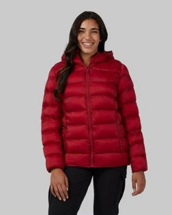 32 Degrees Women's Lightweight Packable Hooded Jacket