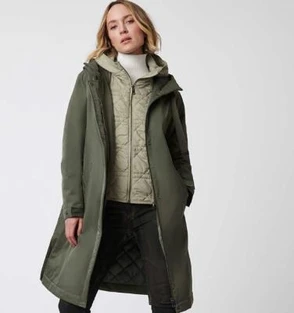 Bernardo Women's Jacket With Bib