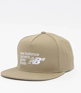 New Balance Numeric 5 Panel A Frame Tan Snapback Hat