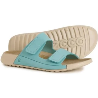 ECCO Cozmo Double-band Slide Sandals - Leather