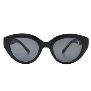 FRYE Blk Smoke Cat Eye Ladies Sunglasses