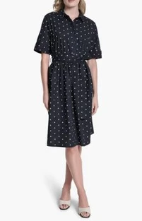 white christmas dresses Tommy Hilfiger Women's S/S Piqué Polo Dress