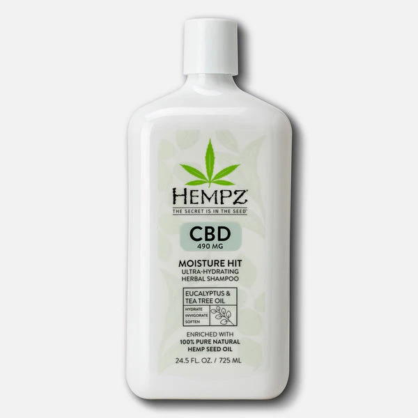 Hempz Eucalyptus and Tea Tree Oil Moisture Hit Shampoo, 725 ml (24,5 oz)