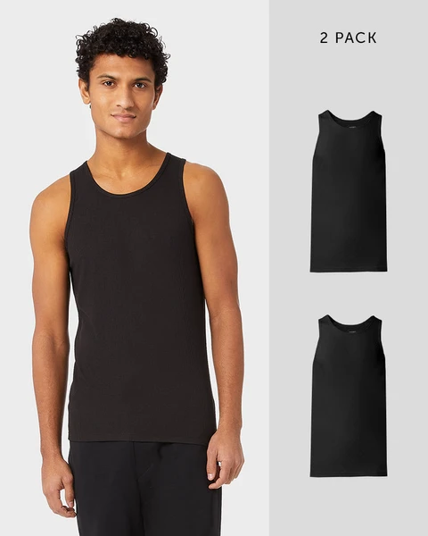 32 Degrees Men’s 2 Pack Cool Rib Undershirt Tank