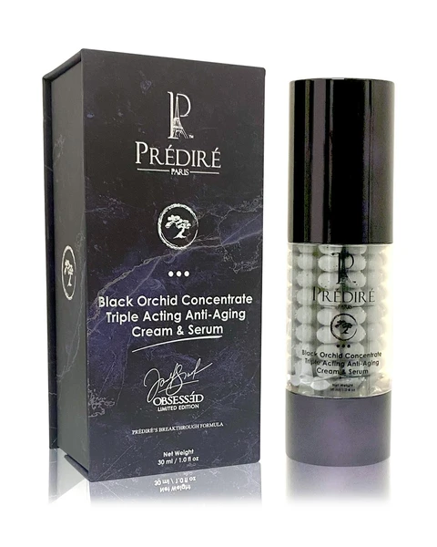 Predire Paris Black Orchid Concentrate Triple Acting Anti-Aging Cream & Serum - 30ml (1oz )