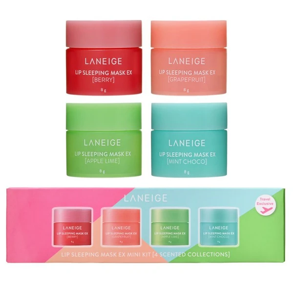 LANEIGE Lip Sleeping Mask EX Mini Kit 4 Scented Collections