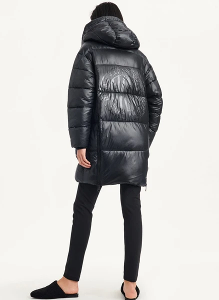 DKNY Oversized Token Logo Puffer