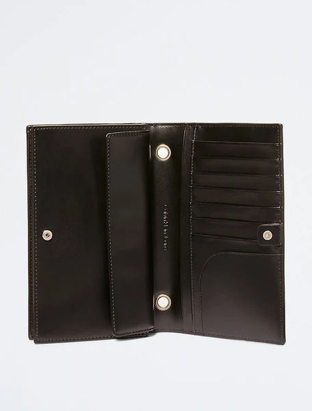 ☆ ☆ Here Wine CKJ Minimal Monogram Wallet Chain Calvin Klein CKJ Minimal Monogram Zip Around Wallet | Buy