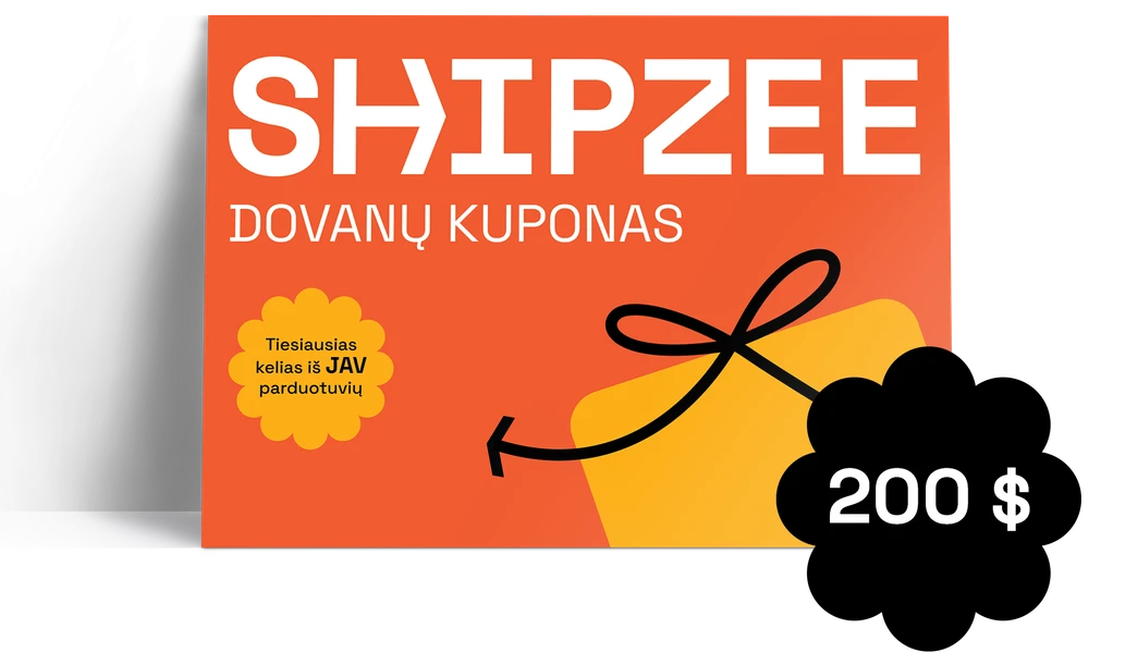 Shipzee Dovanų kuponas - 200$