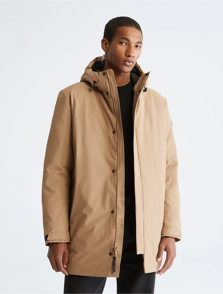 Calvin Klein Hooded Stadium Jacket
