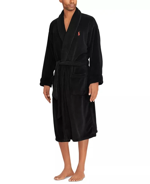 Polo Ralph Lauren Men's Sleepwear Soft Cotton Kimono Velour Robe