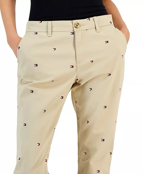 Tommy Hilfiger Women's Hampton Heart Flag Chino Pants - Main Image