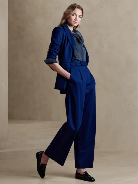 Banana Republic Denim Tuxedo Shirt