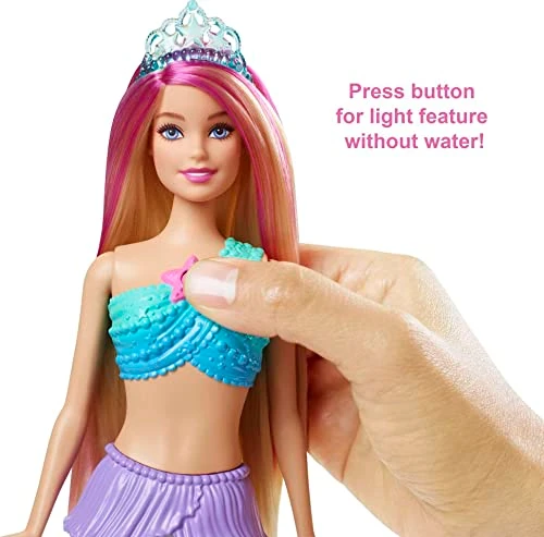 Barbie Sparkle Lights Princess Pink Barbie Barbie Dreamtopia Doll