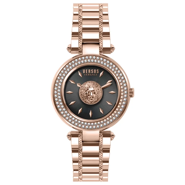 VERSUS VERSACE Brick Lane Lion Crystal Women's Watch