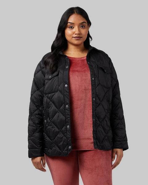 32 Degrees Women's Lightweight Recycled Poly-fill Shirt Jacket