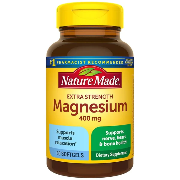 Nature Made Extra Strength Magnesium Oxide 400 mg Softgels (2pack)