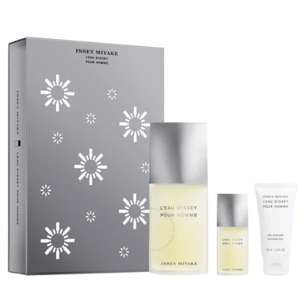 Issey Miyake Men's L'eau D'issey Pour Homme Gift Set Fragrances 3423222092856