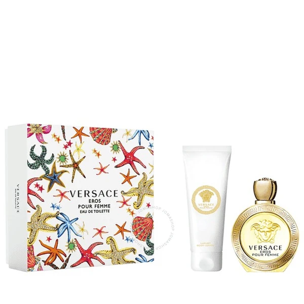 Versace Ladies Eros Pour Femme Gift Set Fragrances 8011003879199