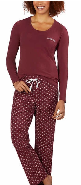 Calvin Klein Ladies' Fleece PJ Set