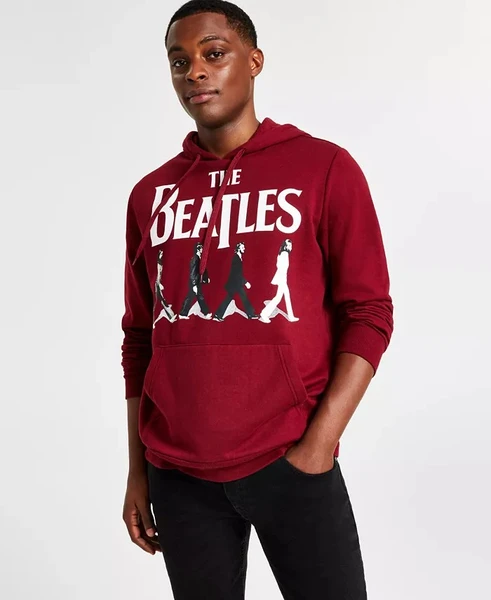 Hybrid Men's Beatles Abbey Road Graphic Hoodie
