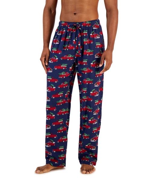 CLUBROOM-EDI/MASOOD TEXTILE Men's Plaid Flannel Pajama Pants / Size:  M