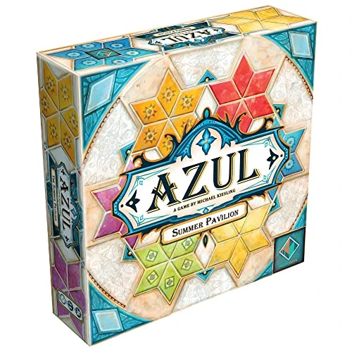 Next Move Games Azul Summer Pavilion Board Game - Strategic Tile-Placement