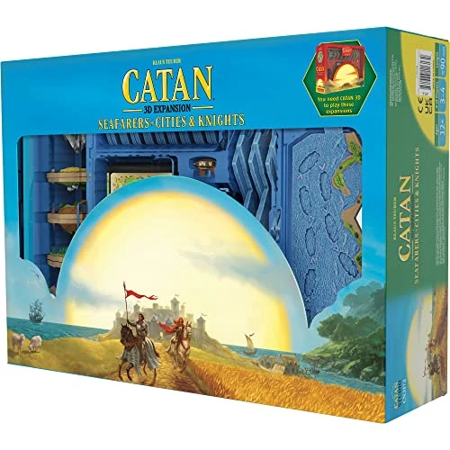 Asmodee Catan 3D Edition Seafarers And Cities & Knights Board Game Expansion | Strategy