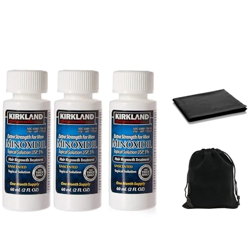  Kirkland Weydoc Minoxidil 5 Percent Extra Strength Hair Regrowth For Men, 12 Months