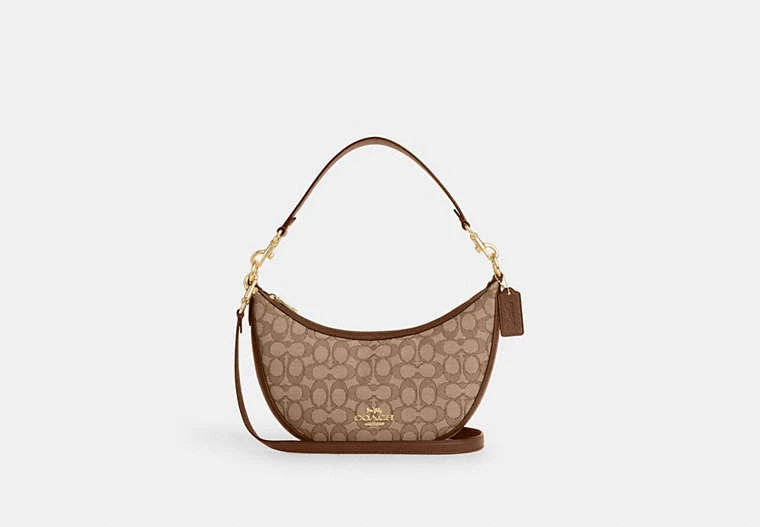 COACH Aria Shoulder Bag In Signature Jacquard
