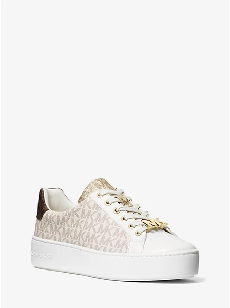 M★★ Michael Kors Poppy Color-block Logo Sneaker | Shipzee.com