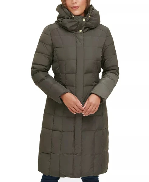Cole Haan Women's Box-Quilt Down Puffer Coat
