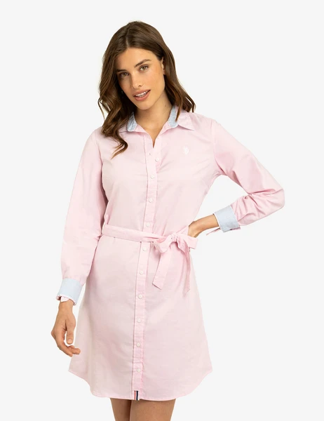 U.S. Polo Assn. Solid Oxford Dress