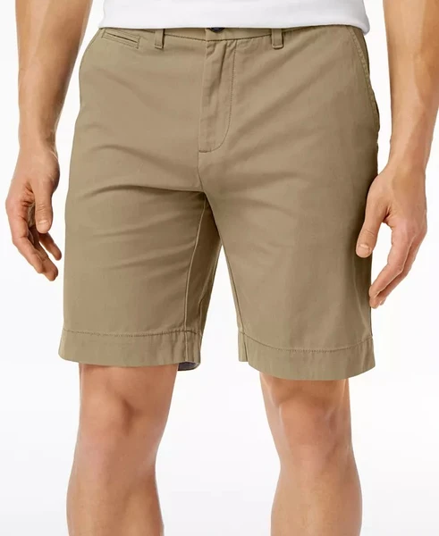 Tommy Hilfiger Men's Thflex Stretch 9" Flat-Front Shorts