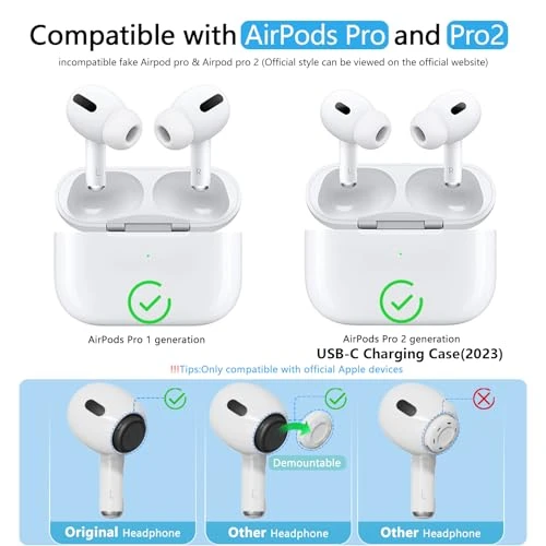 2nd Generation AirPods Pro Ear Tips Replacement Kit (S/M/L) 3-in