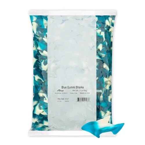 ‎Albanese Albanese World's Best Blue Gummi Sharks, 5Lbs Of Candy